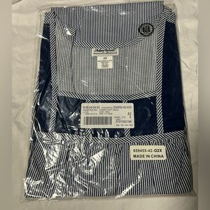 Anthony Richards Women’s Striped Shift Dress 2X Navy NWT  RN 28274